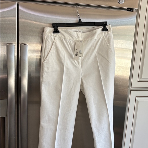 NWT Trina Turk White Lulu Pants Size 4 - Picture 2 of 6